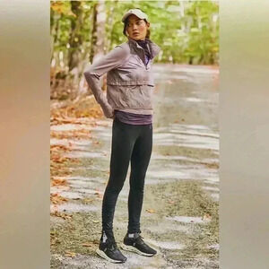 NWT FREE PEOPLE MOVEMENT WONDERLAND WARMTH RUN LEGGINGS BLACK SZ S